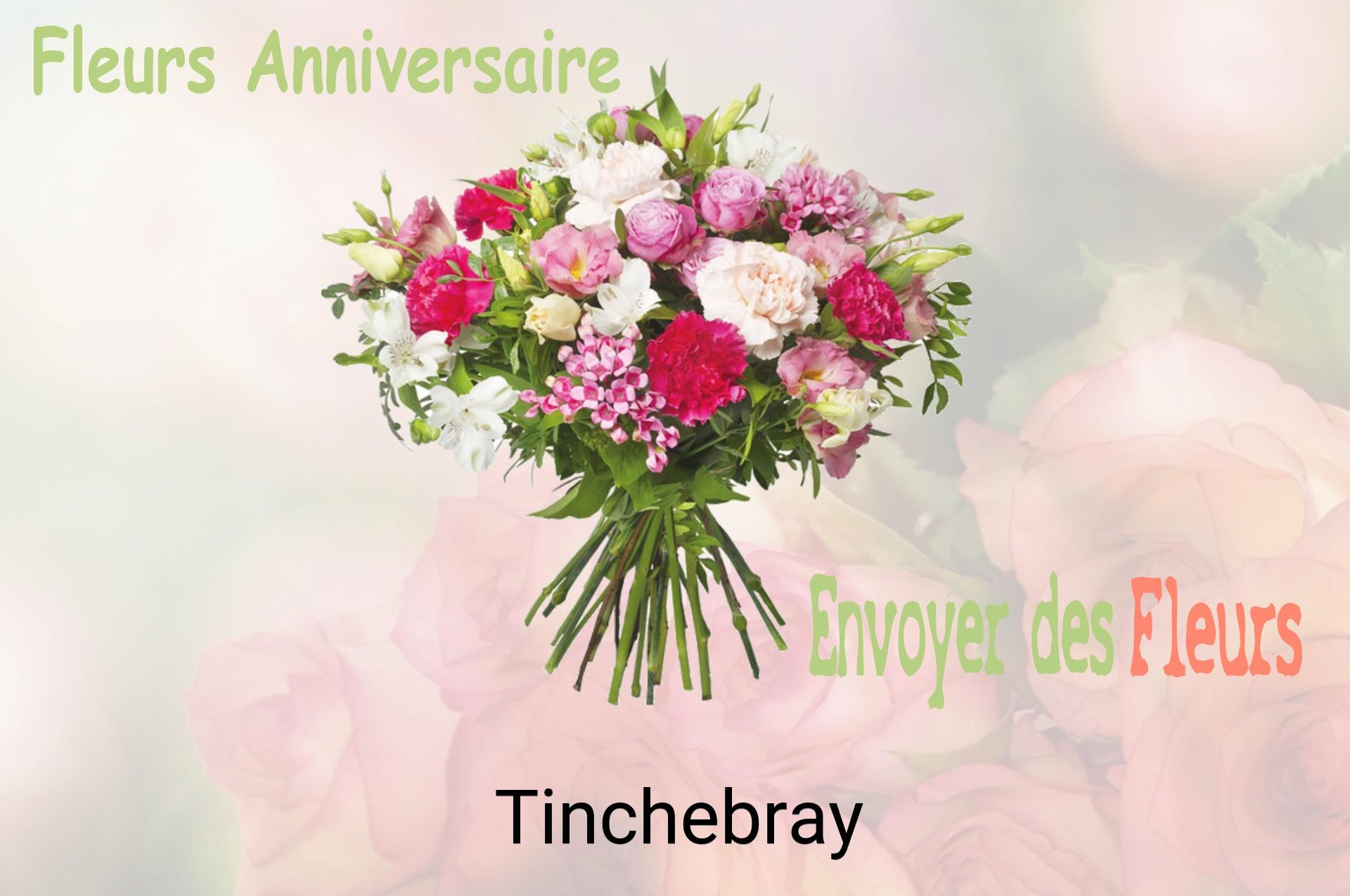 Bouquet de fleurs d’anniversaire livré à Tinchebray